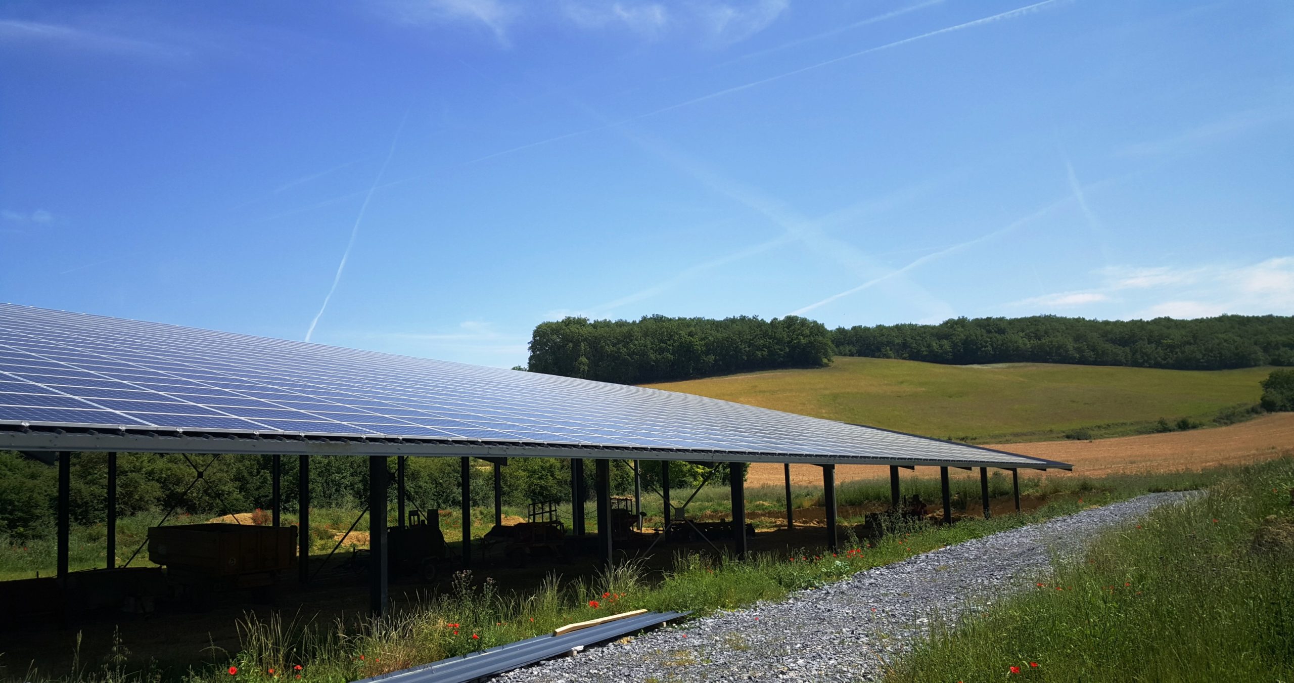 Hangar Agricole photovoltaïque Castillon-Massas - Générale du Solaire