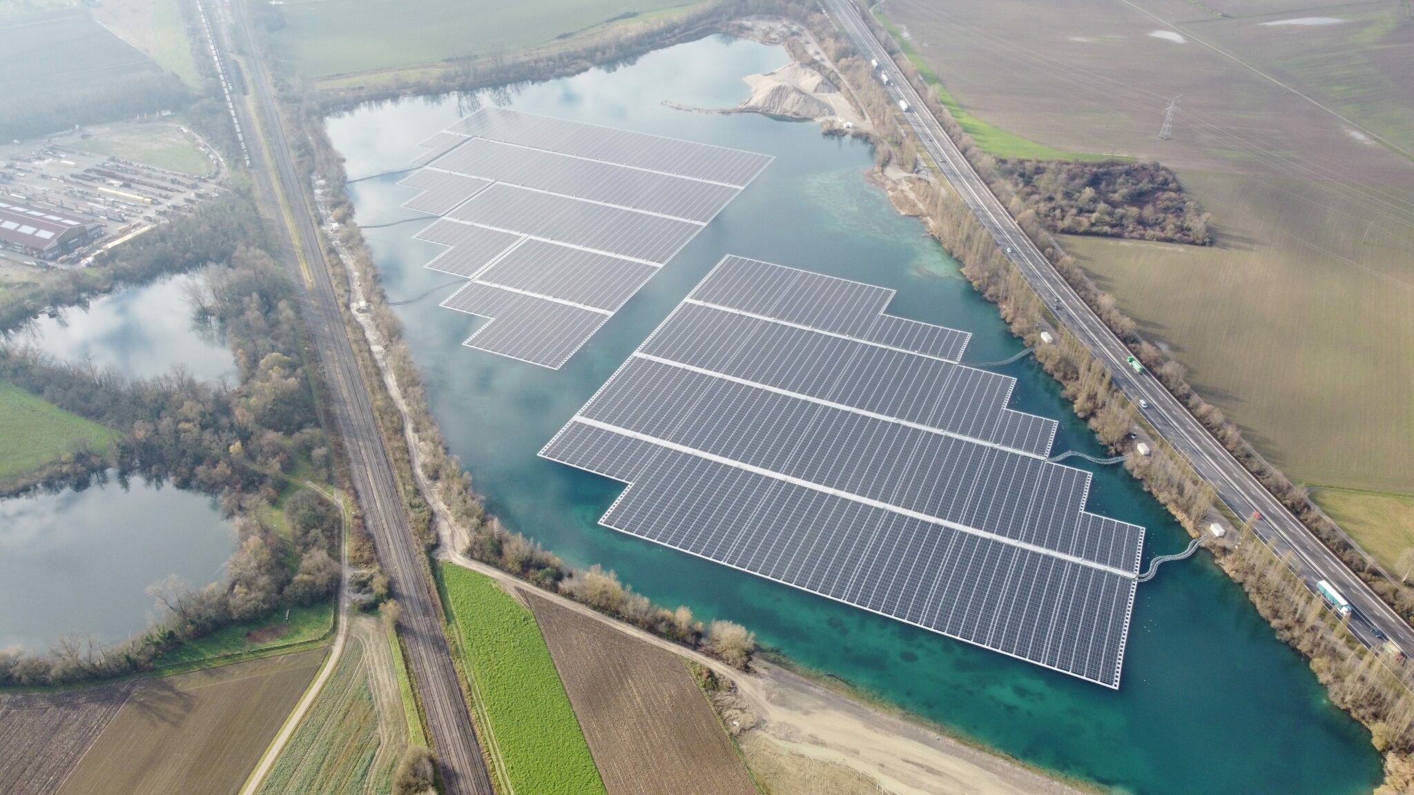 Centrale photovoltaïque flottante Leutenheim - Générale du Solaire