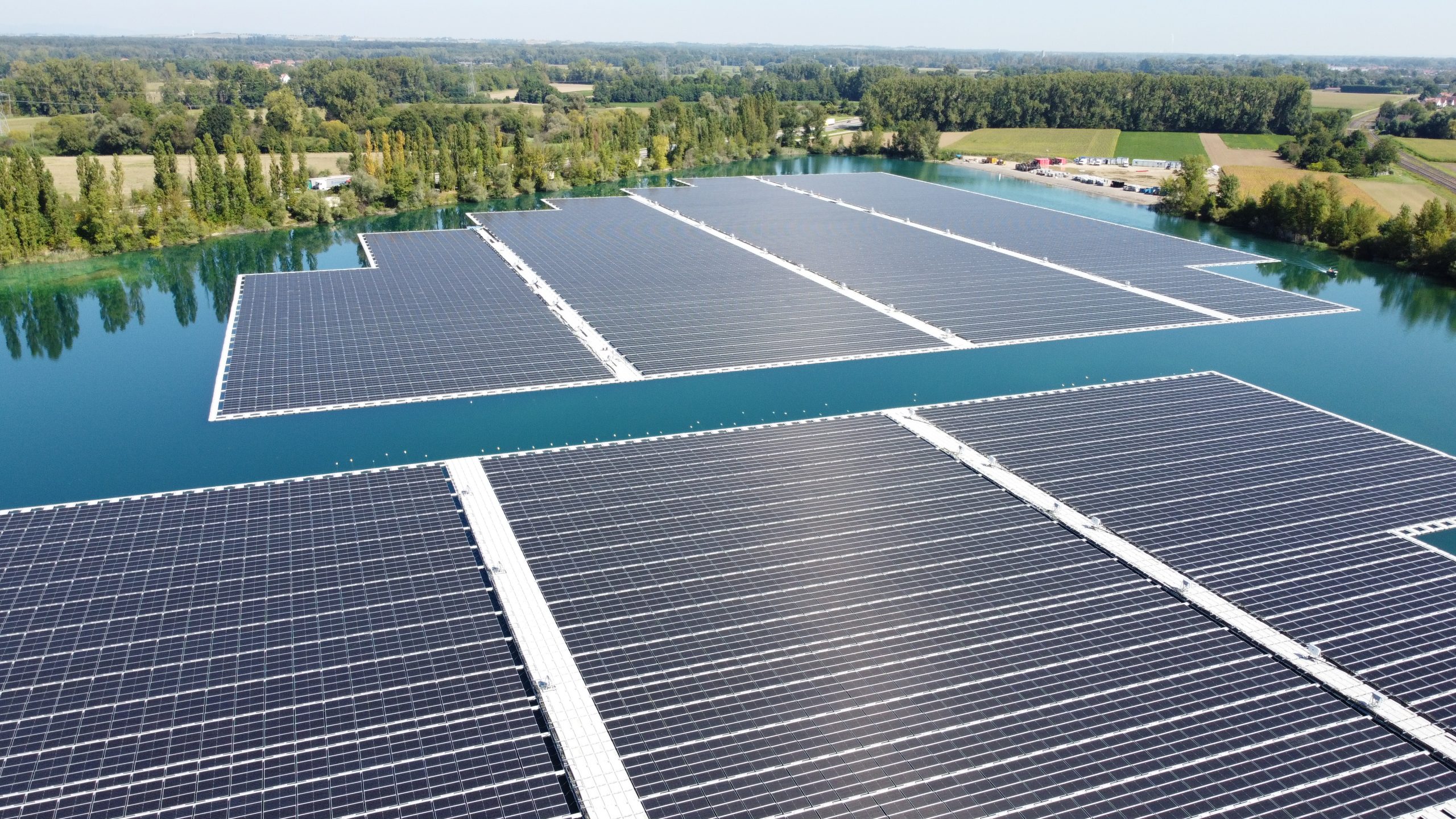 Centrale photovoltaïque flottante Leutenheim - Générale du Solaire