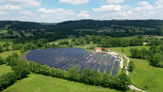 Centrale photovoltaïque au sol Saint-Médard-la-Rochette - Générale du Solaire