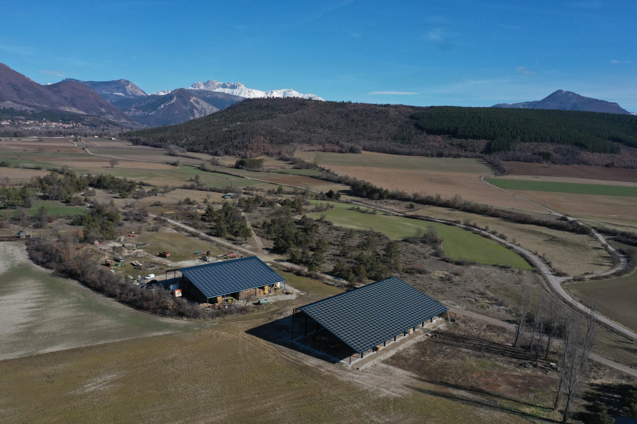 Centrale en toiture Aspremont Bâtiments Imbert