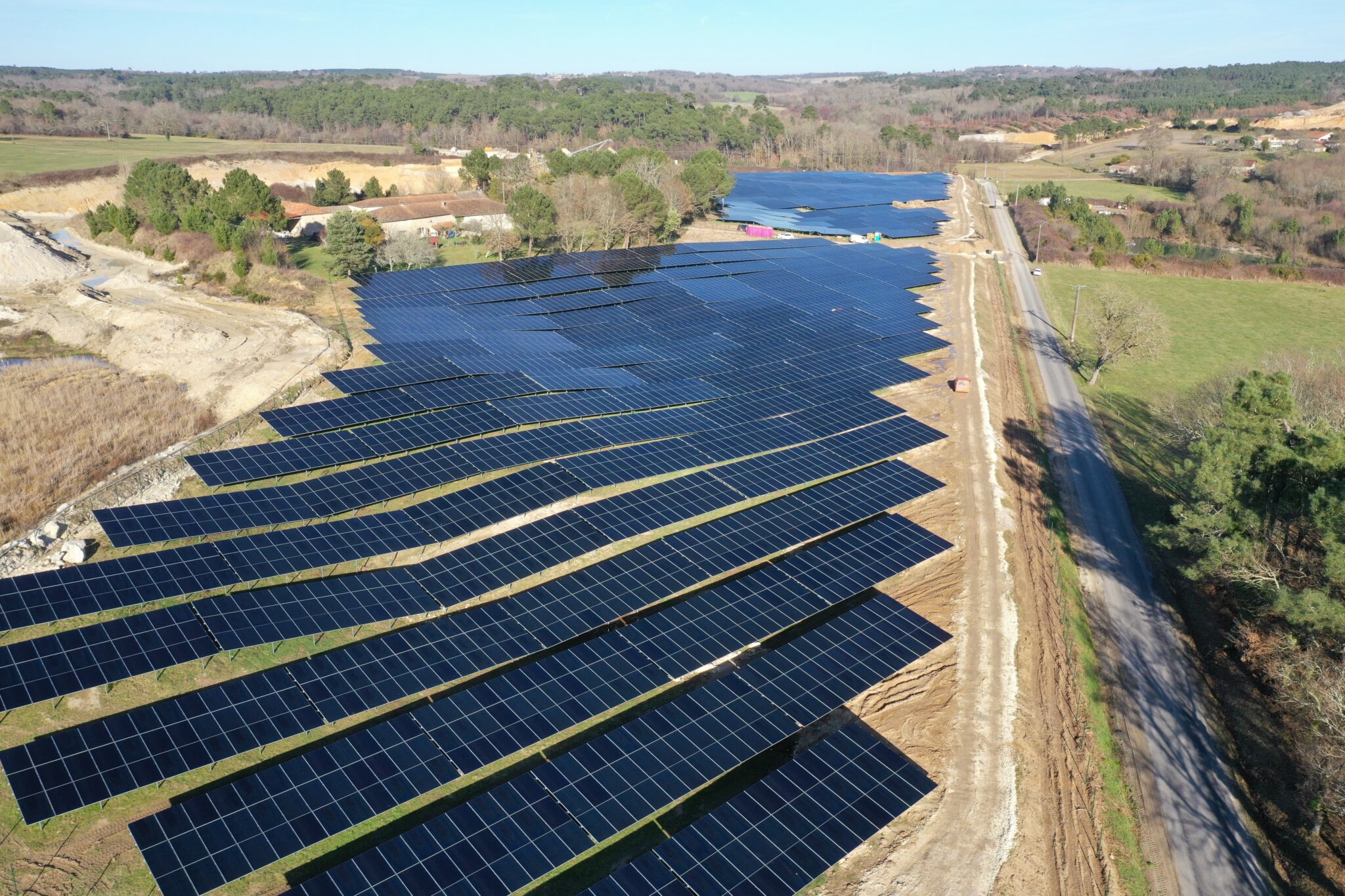 centrale photovoltaique au sol Passirac