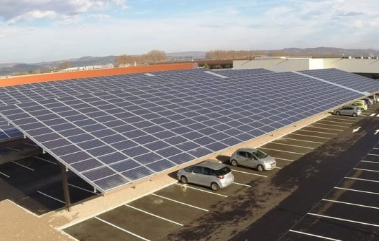 Ombrières photovoltaïques Parc Saint Paul - Générale du Solaire