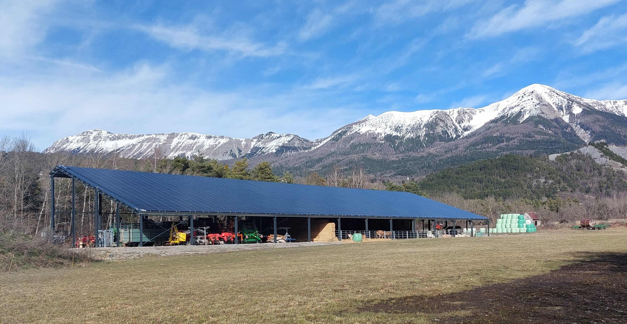 Hangar agricole photovoltaïque Jaubert - Générale du Solaire