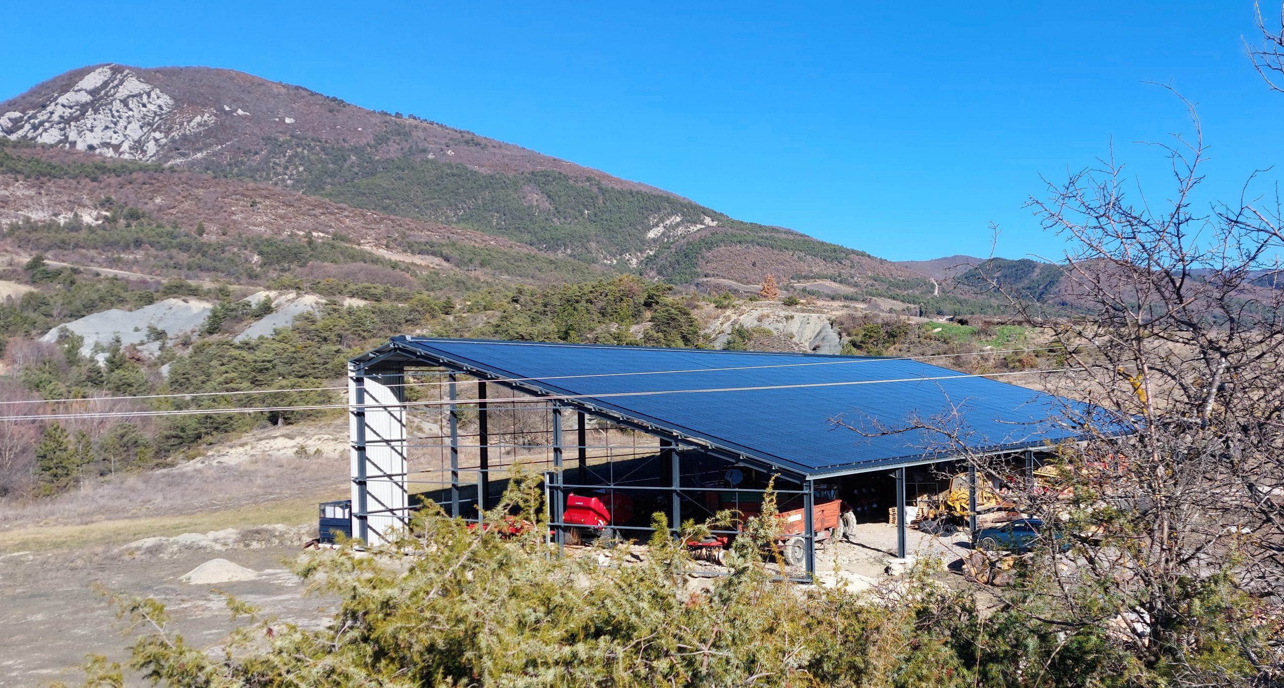 Hangar agricole photovoltaïque Montaud - Générale du Solaire